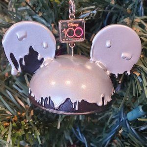 Disney Parks Mickey Mouse Ear Hat Ornament Disney100